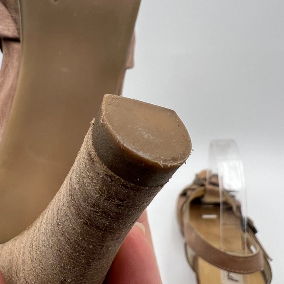 Paul Green Leather Flower T-Strap Peep Toe Heels Size UK 4/US‎ 6.5 - Picture 7 of 11